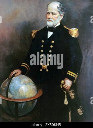 MATTHEW KAURY (1806–1873) amerikanischer Marineoffizier und Ozeanograph in einem Porträt von 1923 Stockfoto