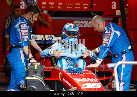 Miami Gardens, USA. Mai 2024. #16 Charles Leclerc (MCO, Scuderia Ferrari), Formel 1 Grand Prix von Miami am Miami International Autodrome am 3. Mai 2024 in Miami Gardens, USA. (Foto von HOCH ZWEI) Credit: dpa/Alamy Live News Stockfoto