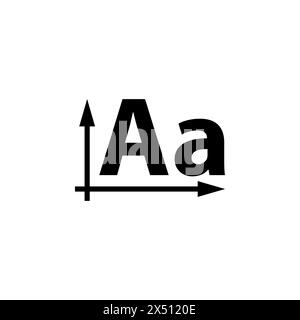 Rechtschreibung Orthographie Flachvektor-Symbol. Einfaches, ausgefülltes Symbol auf weißem Hintergrund. Rechtschreibung Orthografie-Zeichendesign-Vorlage für Web- und Mobilgeräte Stock Vektor