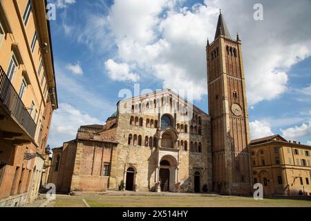 Die Kathedrale von Parma, ein Wahrzeichen Italiens Stockfoto