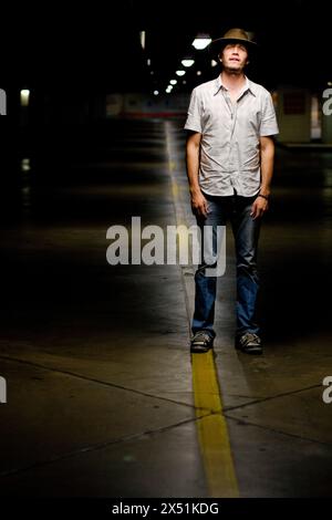 Parkhaus Porträt Stockfoto