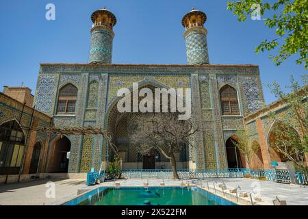 Sanandaj, Iran - 13. April 2024: Jameh-Moschee von Sanandaj in Kurdistan, Iran. Stockfoto