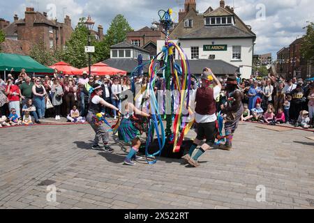 Folkdance Remixed Sweeps Festival Rochester Kent Stockfoto