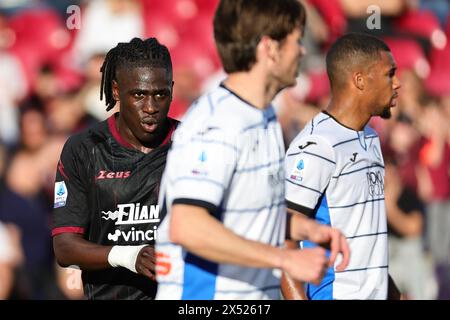 Salerno, Italien. Mai 2024. Loum Tchaouna von US Salernitana während des Fußballspiels der Serie A zwischen US Salernitana und Atalanta BC im Arechi-Stadion in Salerno (Italien) am 6. Mai 2024. Quelle: Insidefoto di andrea staccioli/Alamy Live News Stockfoto