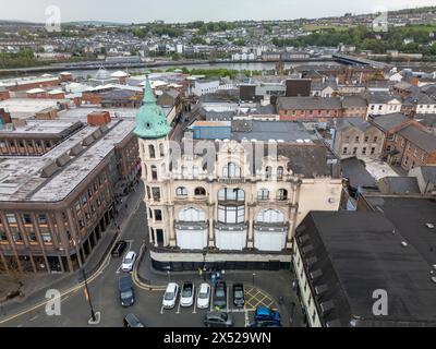 Das 1830 eröffnete Kaufhaus von Austin war ein Eckpfeiler von Derry, Nordirland. Ein Drehkreuz für Qualitätsgüter und Gemeinschaftsgeist. Leider wurde es geschlossen Stockfoto