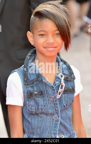 Willow Smith, die Karate Kid Premiere, London, Großbritannien Stockfoto