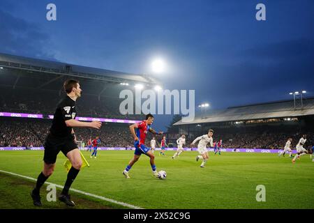 Ein Überblick über Daniel Munoz aus Crystal Palace während des Premier League-Spiels im Selhurst Park, London. Bilddatum: Montag, 6. Mai 2024. Stockfoto