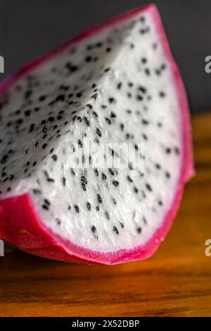 Nahaufnahme einer pitaya-Frucht als abstrakter Hintergrund Stockfoto