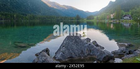 Hintersee in den Alpen Bayern Deutschland Stockfoto