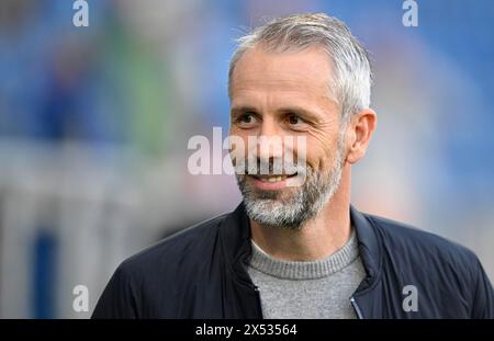 Trainer Marco Rose RasenBallsport Leipzig RBL, Portrait, Smiles, PreZero Arena, Sinsheim, Baden-Württemberg, Deutschland Stockfoto