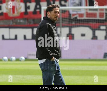 Essen, Deutschland. April 2024. firo: 28.04.2024 Fußball, 3. Dritte Bundesliga, Saison 2023/2024, 35. Spieltag, RWE RW Essen - FC Ingolstadt 04 Ivica Grilic, Manager des FC Ingolstadt 04 Credit: dpa/Alamy Live News Stockfoto