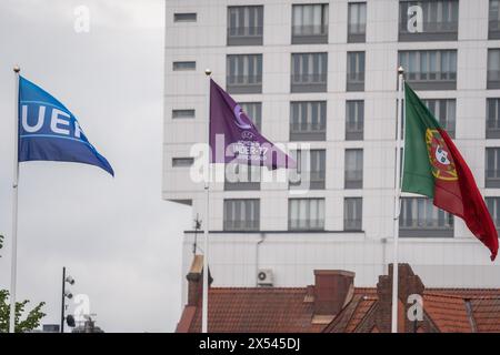 Malmoe, Schweden. Mai 2024. Malmö Idrottsplats beim U17-EUROPAMEISTERSCHAFT der Frauen zwischen Spanien und Portugal in Malmö. (Foto: Gonzales Photo/Alamy Live News Stockfoto