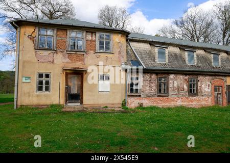 Schloss Wilhelmsthal im thüringischen Gerstungen. Marstall 29.04.24 *** Schloss Wilhelmsthal in Gerstungen, Thüringen Stall 29 04 24 Stockfoto