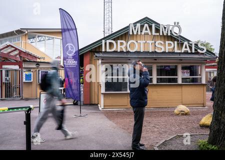 Malmoe, Schweden. Mai 2024. Malmö Idrottsplats beim U17-EUROPAMEISTERSCHAFT der Frauen zwischen Spanien und Portugal in Malmö. (Foto: Gonzales Photo/Alamy Live News Stockfoto