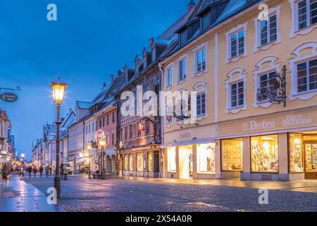 Geographie / Reise, Deutschland, Bayern, Füssen, Reichenstraße in der Altstadt von Füssen, Allgäu, ADDITIONAL-RIGHTS-CLEARANCE-INFO-NOT-AVAILABLE Stockfoto