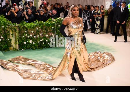 New York, USA. 6. Mai 2024. Serena Williams besucht die Benefiz Gala 2024 des Metropolitan Museum of Art Costume Institute in New York, USA. Der Bildnachweis sollte lauten: Matt Crossick/Alamy Live News Stockfoto