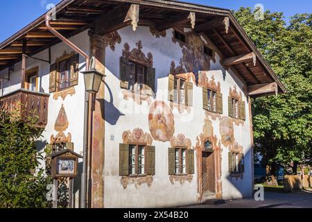 Geografie / Reise, Deutschland, Bayern, Unterammergau, ADDITIONAL-RIGHTS-CLEARANCE-INFO-NOT-AVAILABLE Stockfoto