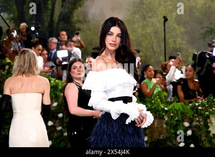 Camila Morrone besucht die Benefiz Gala 2024 des Metropolitan Museum of Art Costume Institute in New York, USA. Bilddatum: Montag, 6. Mai 2024. Stockfoto