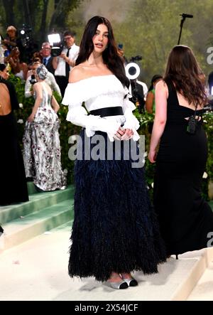 Camila Morrone besucht die Benefiz Gala 2024 des Metropolitan Museum of Art Costume Institute in New York, USA. Bilddatum: Montag, 6. Mai 2024. Stockfoto