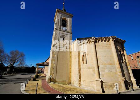 Kirche San Juan Bautista von Talamanca del Jarama, Madrid, Spanien Stockfoto