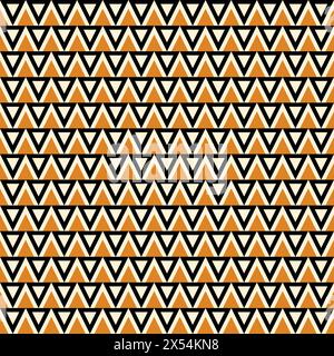 Triangle Geometric Seamless Pattern Design. Innentapete Stock Vektor