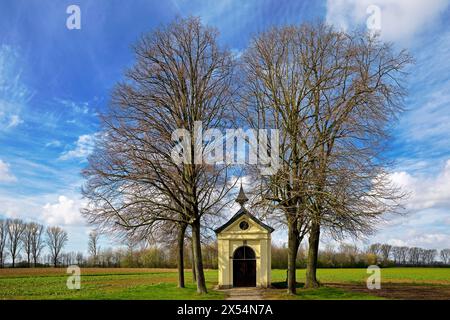 Burgkapelle Horr Haus, Deutschland, Nordrhein-Westfalen, Niederrhein, Grevenbroich Stockfoto