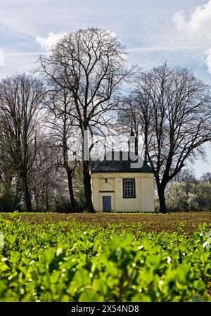 Burgkapelle Horr Haus, Deutschland, Nordrhein-Westfalen, Niederrhein, Grevenbroich Stockfoto