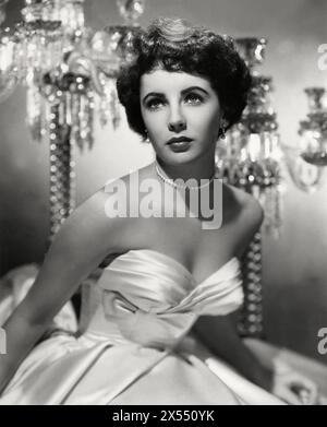 Ein ORT IN DER SONNE 1951 Paramount Pictures Film mit Elizabeth Taylor als Angela Vickers Stockfoto