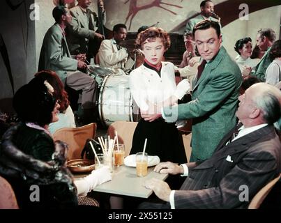 EIN AMERIKANISCHER Film IN PARIS 1951 mit Leslie Caron asLise Bouvier und Gene Kelly als Jerry Mulligan Stockfoto