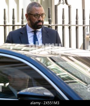 London, Großbritannien. Mai 2024. James clever, Innenminister, verlässt eine Kabinettssitzung in der Downing Street 10 London. Quelle: Ian Davidson/Alamy Live News Stockfoto