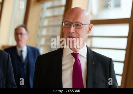 Edinburgh Schottland, Vereinigtes Königreich 07. Mai 2024. John Swinney im schottischen Parlament. Credit sst/alamy Live News Stockfoto