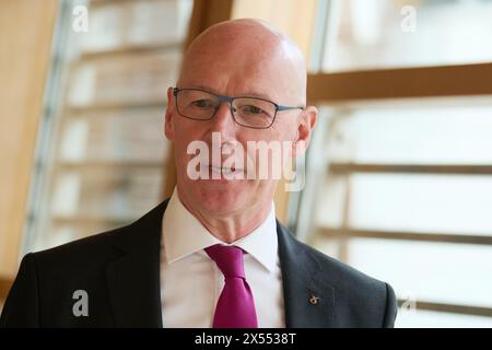 Edinburgh Schottland, Vereinigtes Königreich 07. Mai 2024. John Swinney im schottischen Parlament. Credit sst/alamy Live News Stockfoto