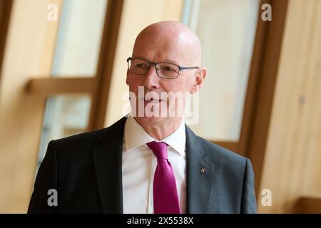 Edinburgh Schottland, Vereinigtes Königreich 07. Mai 2024. John Swinney im schottischen Parlament. Credit sst/alamy Live News Stockfoto