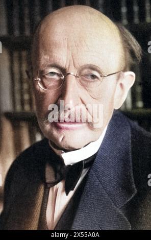 Planck, Max, 23.4.1858–4.10.1947, deutscher Wissenschaftler (Physiker), Porträt, ADDITIONAL-RIGHTS-CLEARANCE-INFO-NOT-AVAILABLE Stockfoto