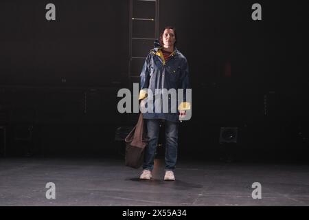 Madrid, Spanien. Mai 2024. Die Schauspielerin Elisabet Gelabert tritt während der Präsentation von Lady Anne aus der Kompanie Shakespeare: Richard III. Im Abadia Theater in Madrid auf. Mai 2024 Spanien (Foto: Oscar Gonzalez/SIPA USA) Credit: SIPA USA/Alamy Live News Stockfoto