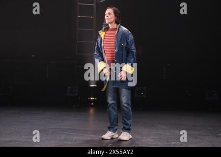 Madrid, Spanien. Mai 2024. Die Schauspielerin Elisabet Gelabert tritt während der Präsentation von Lady Anne aus der Kompanie Shakespeare: Richard III. Im Abadia Theater in Madrid auf. Mai 2024 Spanien (Foto: Oscar Gonzalez/SIPA USA) Credit: SIPA USA/Alamy Live News Stockfoto