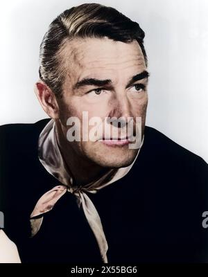 Scott, Randolph, 23.1.1898 - 2,3.1987, US-Schauspieler, Porträt, 1950S, ADDITIONAL-RIGHTS-CLEARANCE-INFO-NOT-AVAILABLE Stockfoto