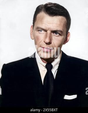 Sinatra, Frank, 12.12.1915 - 15.5,1998, amerikanischer Schauspieler und Sänger, Porträt, 1950er, 50er , ADDITIONAL-RIGHTS-CLEARANCE-INFO-NOT-AVAILABLE Stockfoto