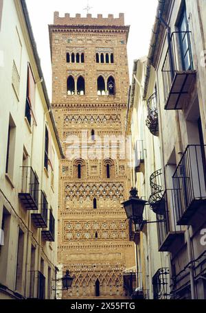 San Martin Turm. Teruel, Spanien. Stockfoto