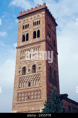 San Martin Turm. Teruel, Aragon, Spanien. Stockfoto