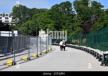 Baustelle im Le Grand Palais für die Olympischen Spiele - Paris - Frankreich Stockfoto