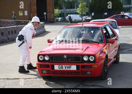 1990 Lancia Delta HF Integrale Stockfoto