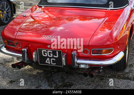 1965 Ferrari 275 Spider am Italian Car Day in Brooklands, 4. Mai 2024, Brooklands Museum, Weybridge, Surrey, England, Großbritannien Stockfoto