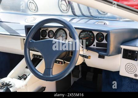 Innenraum des Lamborghini Countach LP400 1977 Stockfoto