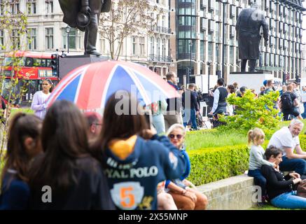 Parliament Square, London. Stockfoto