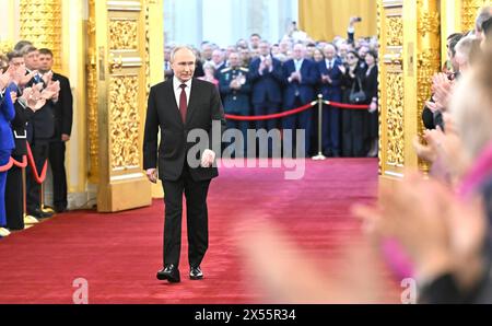 Feierliche Veranstaltungen zur Wiederaufnahme der russischen Präsidentschaft durch Wladimir Putin am 7. Mai 2024. (Foto: Büro des russischen Präsidenten) Stockfoto