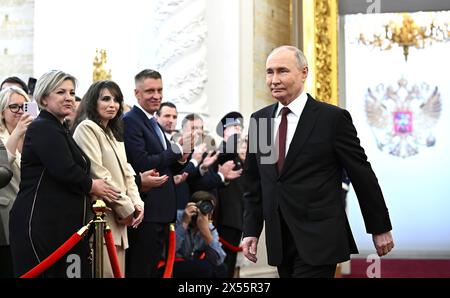 Feierliche Veranstaltungen zur Wiederaufnahme der russischen Präsidentschaft durch Wladimir Putin am 7. Mai 2024. (Foto: Büro des russischen Präsidenten) Stockfoto