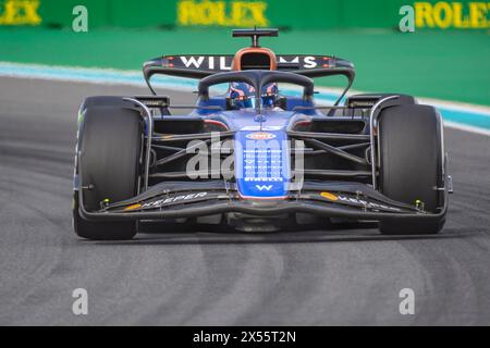 Mai 2024; Miami International Autodrome, Miami, Florida, USA; Formel 1 Crypto.com Miami Grand Prix 2024; Renntag; Alexander Albon aus Thailand fährt den Nummer 23 Williams Racing Car Stockfoto