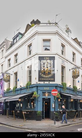 The Crown and Two Chairmen Public House and Restaurant, Soho, London, England. Stockfoto