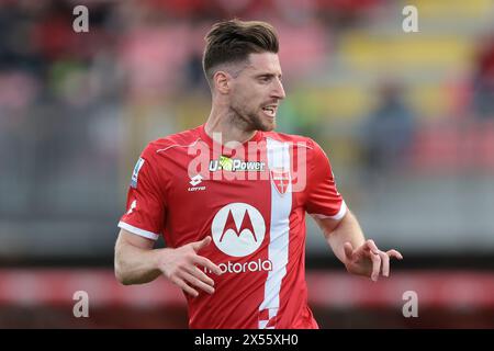 Monza, Italien. Mai 2024. Georgios Kyriakopoloulos vom AC Monza während des Spiels der Serie A im U-Power Stadium in Monza. Der Bildnachweis sollte lauten: Jonathan Moscrop/Sportimage Credit: Sportimage Ltd/Alamy Live News Stockfoto